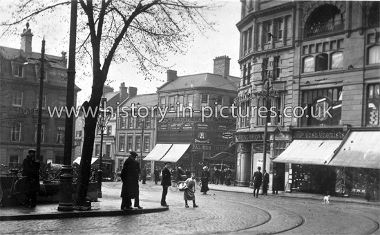 Gold Street Corner, Northampton. c.1914